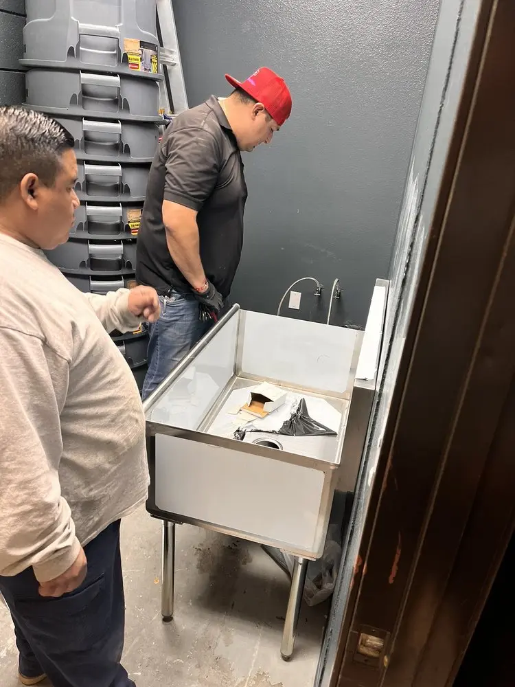 Commercial plumbing and sink installation in Lake Los Angeles